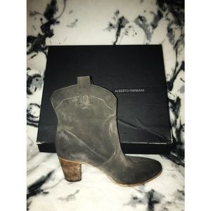 Alberto Fermani Chiara Ankle Boots in Anthracite